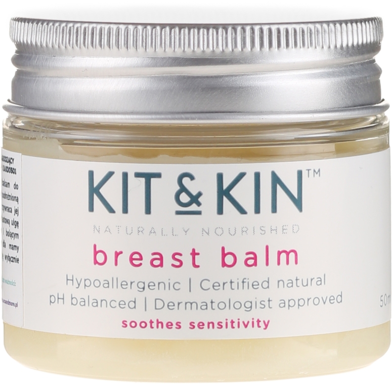 Naturalny balsam do biustu - Kit & Kin Natural Breast Balm — Zdjęcie N1