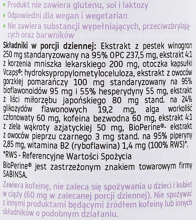 Suplement diety Antycellulit, 60 szt - Pharmovit Herballine 4b — Zdjęcie N3