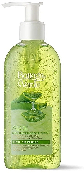 Żel do mycia - Bottega Verde Aloe Face Cleansing Gel — Zdjęcie N1