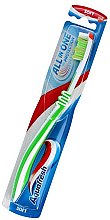 Kup Miękka szczoteczka do zębów, biało-zielona - Aquafresh All In One Protection 