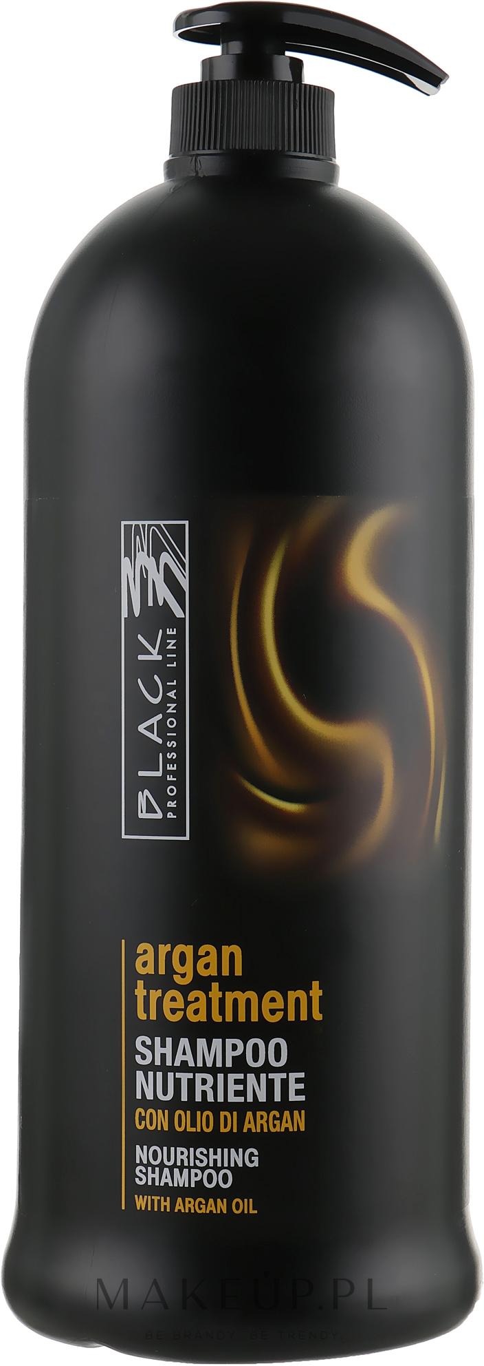 Odżywczy szampon do włosów z olejkiem arganowym - Black Professional Line Argan Treatment Shampoo — Zdjęcie 1000 ml