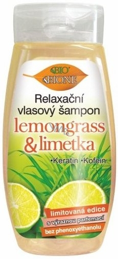 Szampon do włosów Trawa cytrynowa i limonka - Bione Cosmetics Lemongrass & Lime Relaxing Hair Shampoo — Zdjęcie N1
