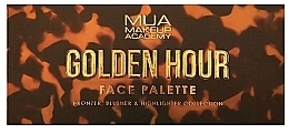 Paleta do makijażu - MUA Golden Hour Face Palette Bronze, Blush, Highlight — Zdjęcie N1