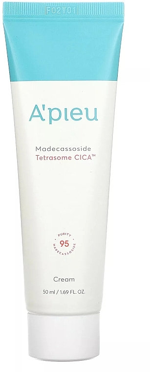 Regenerujący krem ​​do twarzy z madekasozydem - A'pieu Madecassoside Tetrasome Cica Cream — Zdjęcie N1