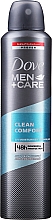 Antyperspirant-dezodorant w sprayu dla mężczyzn - Dove Men+ Care Clean Comfort Deodorant Spray — Zdjęcie N1