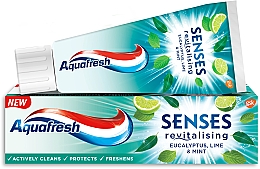 Pasta do zębów Eukaliptus - Aquafresh Senses — Zdjęcie N2