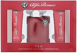Kup Alfa Romeo Red - Zestaw (edt/125ml + sh/gel/100ml + ash/balm/100ml)