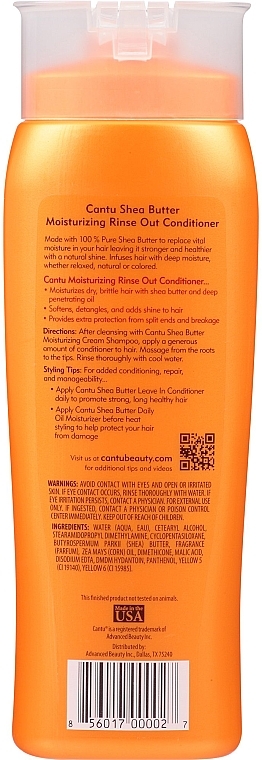 Odżywka do włosów bez spłukiwania - Cantu Shea Butter Ultra Moisturizing Rinse Out Conditioner — Zdjęcie N4