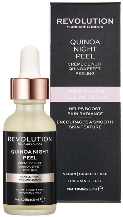 Delikatne serum-peeling do twarzy - Makeup Revolution Quinoa Night Peel — Zdjęcie N1