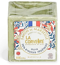 Tradycyjne mydło marsylskie - La Corvette Cube Olive 72% Soap Limited Edition — Zdjęcie N3