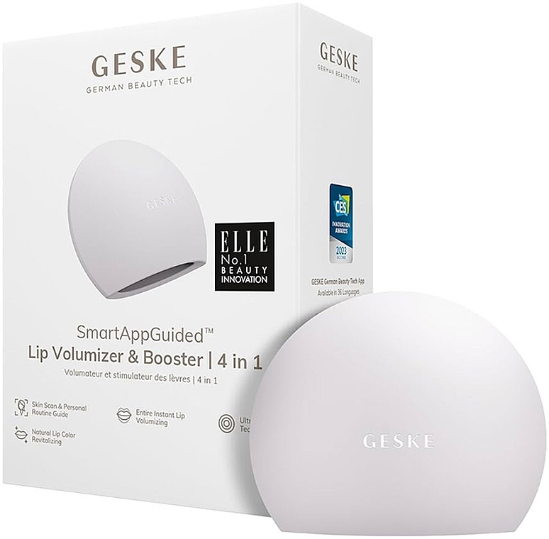 Urządzenie do wypełniania ust, białe - Geske Lip Volumizer & Booster 4 w 1 — Zdjęcie N1