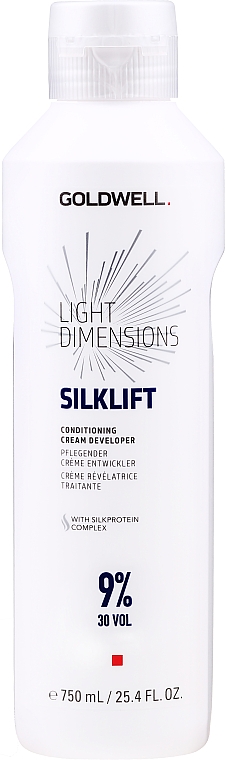 Loton w kremie - Goldwell Silk Lift Cream 9% — Zdjęcie N1