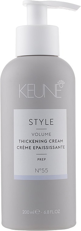 Aktywowany ciepłem krem zwiększający objętość włosów №55 - Keune Style Thickening Cream — Zdjęcie N1