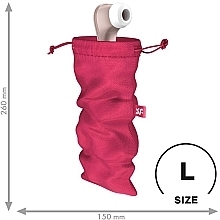 Torba do przechowywania zabawek erotycznych, różowa, rozmiar L - Satisfyer Treasure Bag Pink — Zdjęcie N2