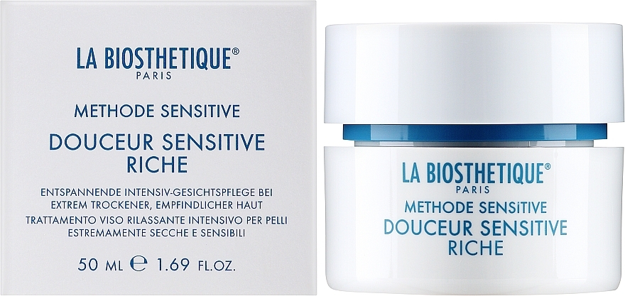 Regenerujący krem do cery suchej i bardzo suchej - La Biosthetique Douceur Sensitive Riche Cream — Zdjęcie N2