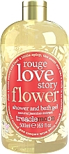 Żel pod prysznic i do kąpieli z ekstraktem z jaśminu - Treaclemoon Rouge Love Story Flower Shower And Bath Gel — Zdjęcie N1