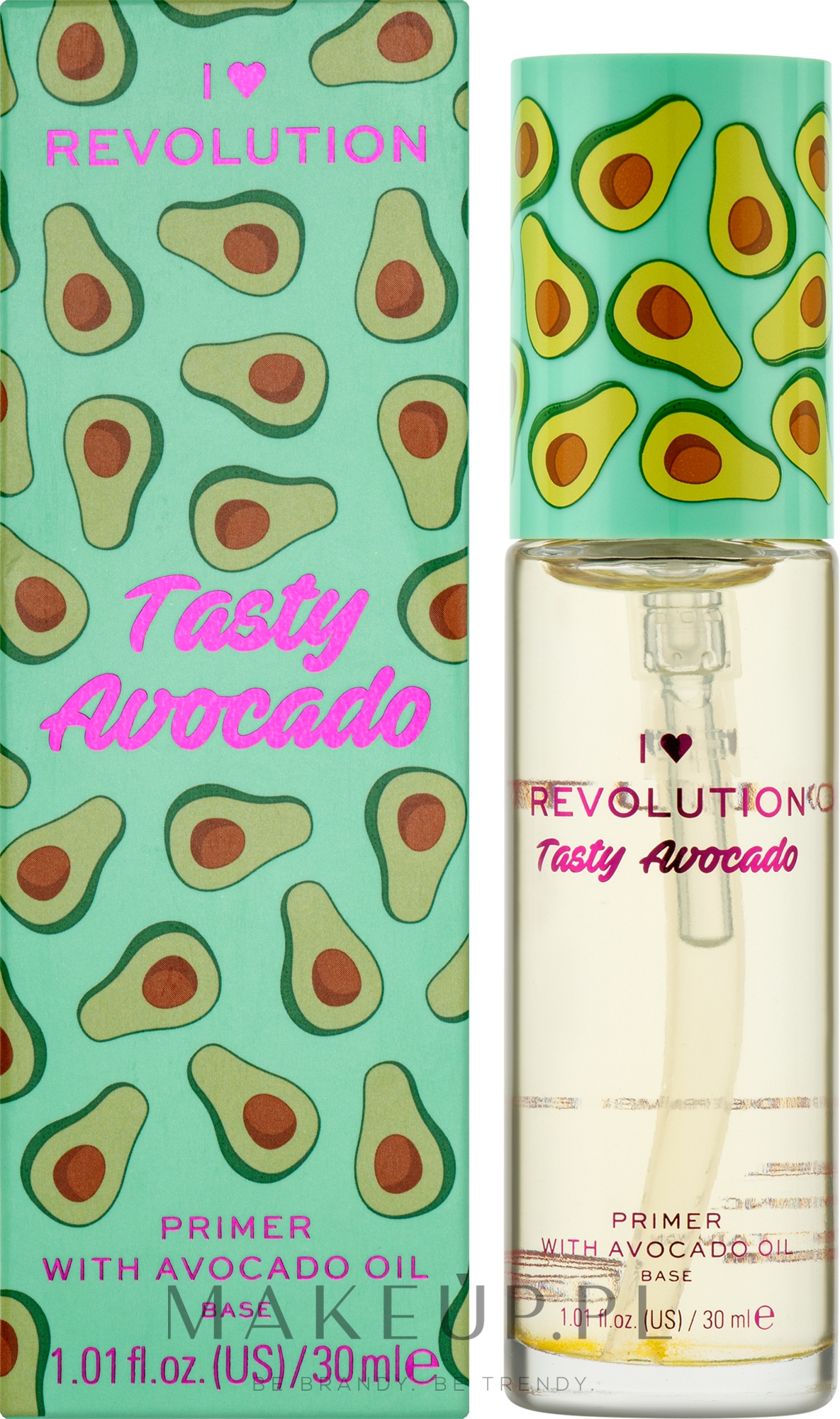 Baza pod makijaż - I Heart Revolution Tasty Avocado — Zdjęcie 30 ml