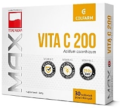 Kup Suplement diety Max witamina C, w pudełku - Colfarm Max Vita C 200 Mg