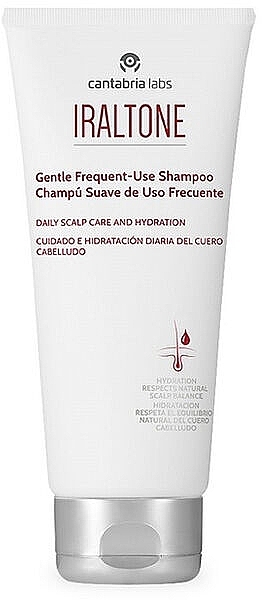 Łagodny szampon do częstego stosowania - Cantabria Labs Iraltone Egentle Shampoo For Frequent Us — Zdjęcie N1