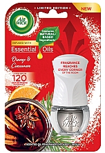 Elektryczny dyfuzor Cynamon-pomarańcza - Air Wick Essential Oils Cinnamon & Orange Diffuseur Electrique — Zdjęcie N1