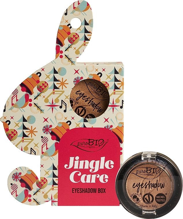 Cień do powiek w pudełku prezentowym - PuroBio Cosmetics Jingle Care Eyeshadow Box — Zdjęcie N1