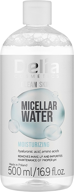 Woda micelarna - Delia Clean Skin Micellar Water — Zdjęcie N1