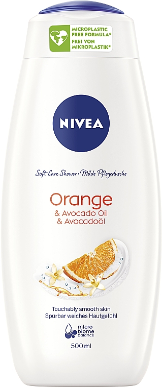 Pielęgnujący żel pod prysznic Pomarańcza i olej z awokado - NIVEA Care & Orange — Zdjęcie N2