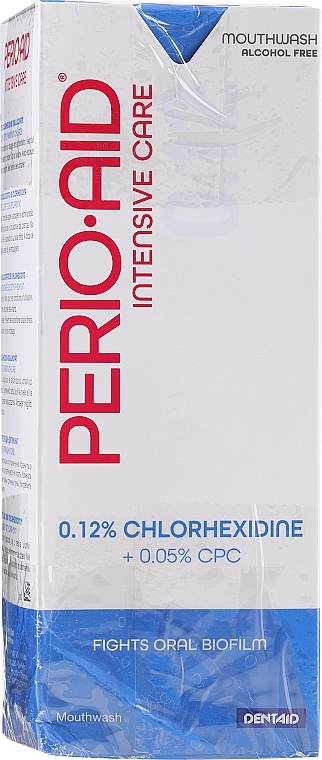 PRZECENA! Biglukonian chlorheksydyny 0,12% - Dentaid Perio-Aid Intensive Care * — Zdjęcie N4