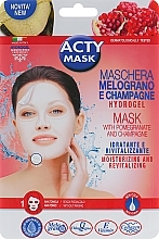 Kup Hydrożelowa maska do twarzy z granatem i szampanem - Acty Mask Hydrogel Mask With Pomegranate And Champagne