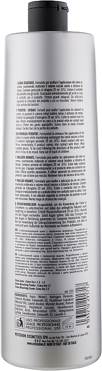 Krem-utleniacz - Echosline Hydrogen Peroxide Stabilized Cream 20 vol (6%) — Zdjęcie N10