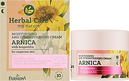 Krem nawilżająco-wzmacniający z arniką - Farmona Herbal Care Arnica Moisturizing Cream — Zdjęcie N2