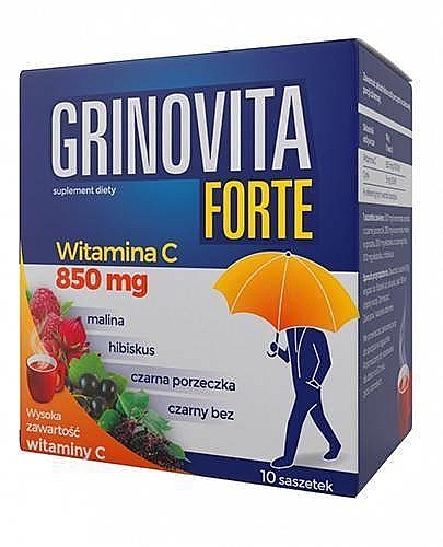 Suplement diety na układ odpornościowy - Grinovita Forte — Zdjęcie N1