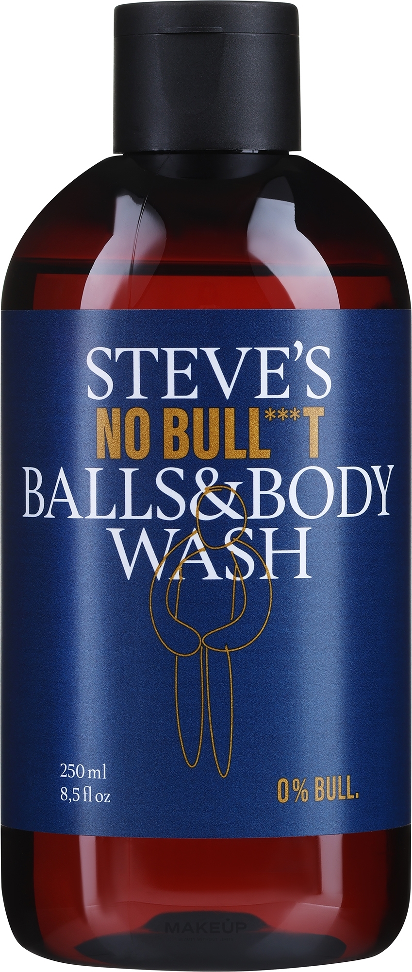 2w1 żel pod prysznic i do higieny intymnej dla mężczyzn - Steve`s No Bull***t Ball & Body Wash — Zdjęcie 250 ml