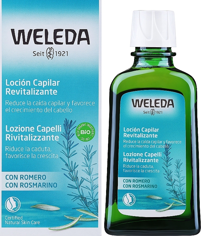 Regenerujący balsam do włosów z rozmarynem - Weleda Revitalizing Hair Lotion — Zdjęcie N1