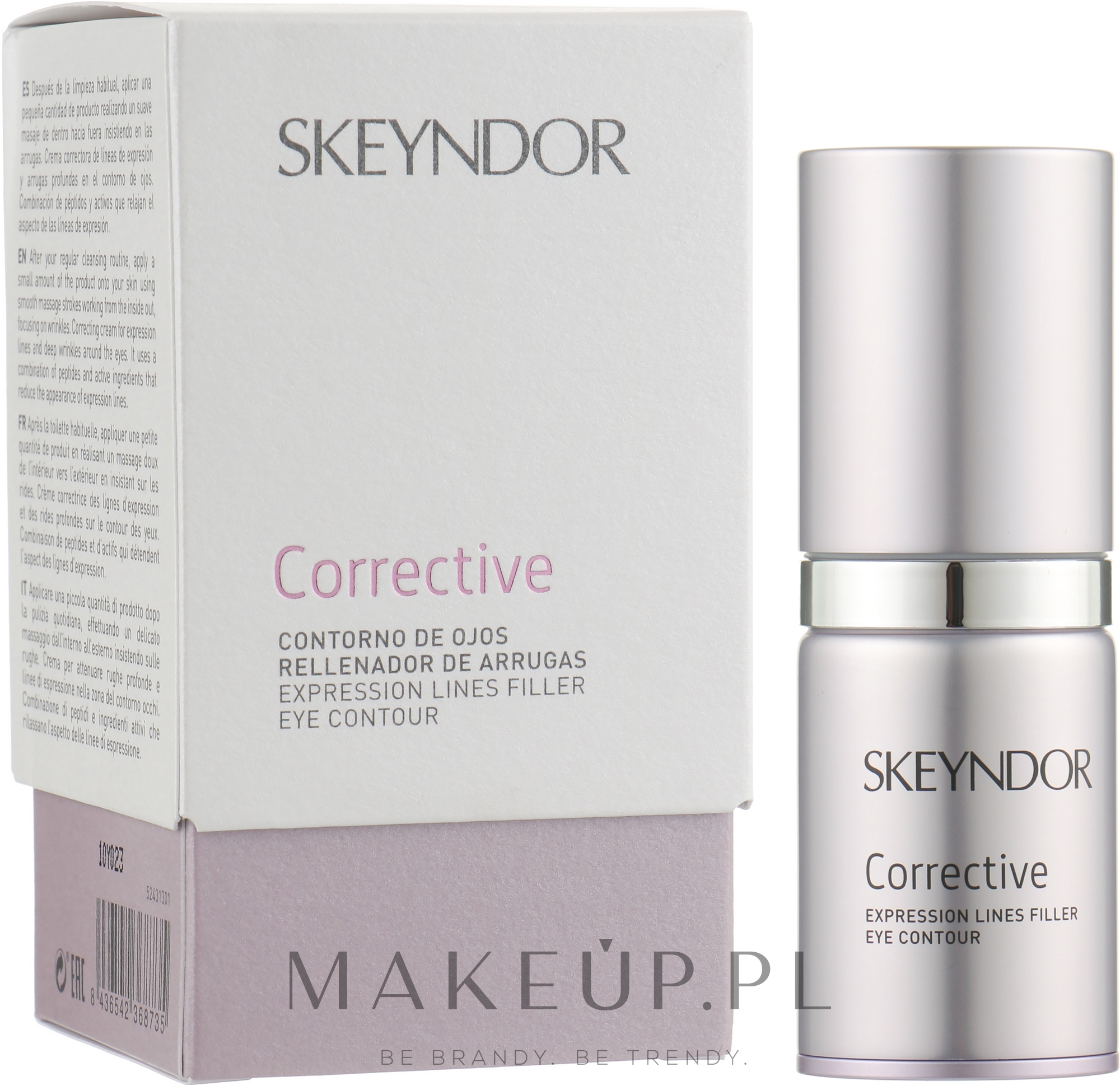 Krem wypełniający zmarszczki pod oczy - Skeyndor Corrective Expression Lines Filler Eye Contour — Zdjęcie 15 ml