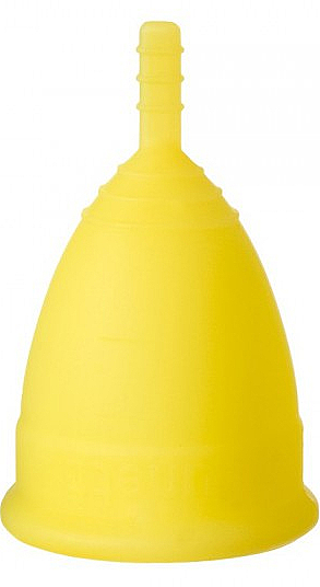 Kubeczek menstruacyjny, model 2, żółty - Lunette Reusable Menstrual Cup Yellow Model 2 — Zdjęcie N2