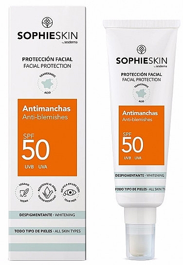 Przeciwsłoneczny krem do twarzy - Sophieskin Anti-Blemishes Face Cream SPF50 — Zdjęcie N1