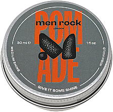 Nabłyszczająca pomada do włosów, mocno utrwalająca - Men Rock Pomade High Hold Medium Shine — Zdjęcie N3