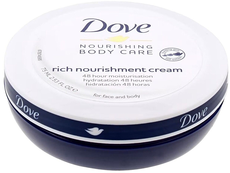 Odżywczy krem do twarzy i ciała - Dove Nourishing Body Care Rich Nourishment Cream 48H — Zdjęcie N2