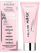 Maseczka do twarzy z glinką różaną - Biovene Glow Mask Pore Cleansing Facial Treatment — Zdjęcie N1