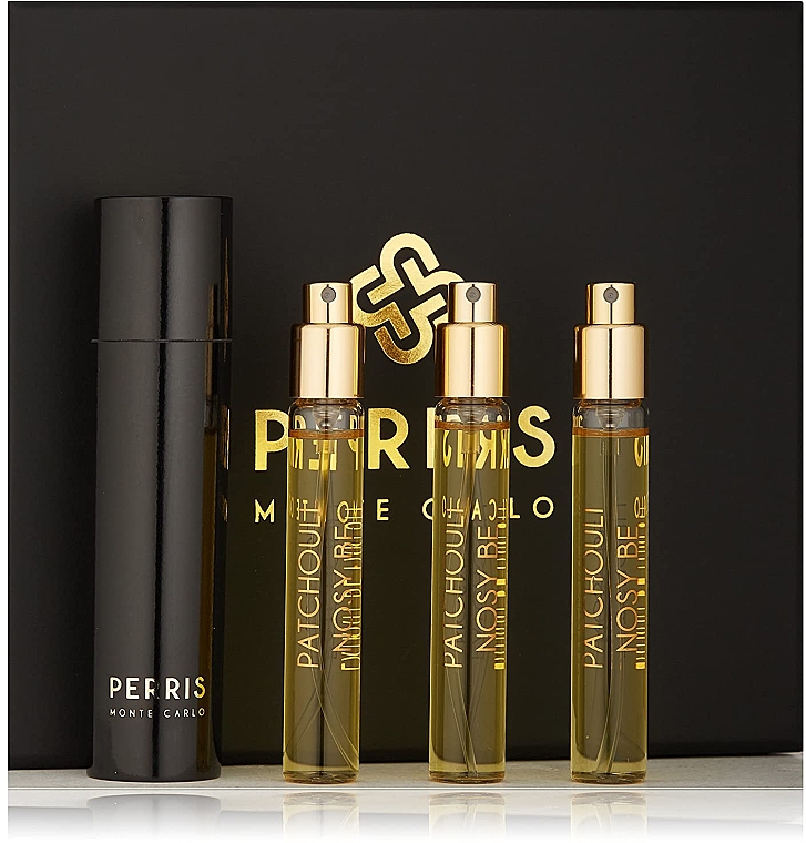 Perris Monte Carlo Patchouli Nosy Be - Zestaw (perfume/4x7,5ml + perfume case) — Zdjęcie N1