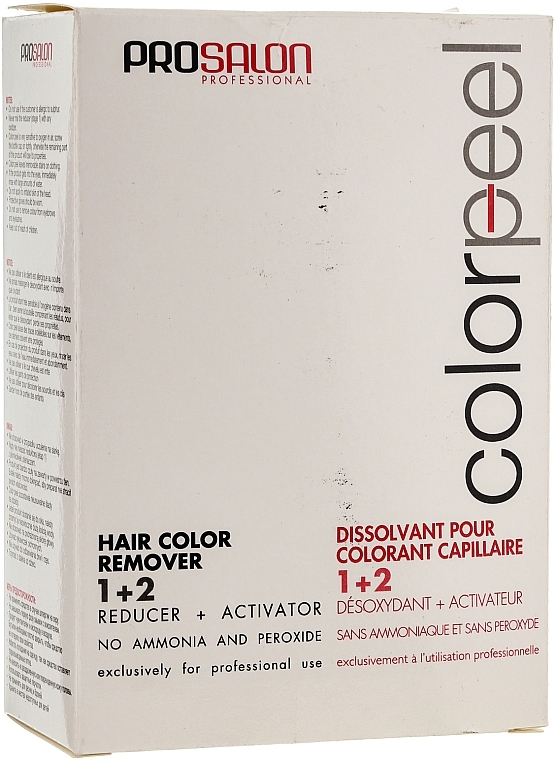 PRZECENA! Zmywacz do usuwania zabrudzeń po farbie - Prosalon Color Peel Hair Remover * — Zdjęcie N5