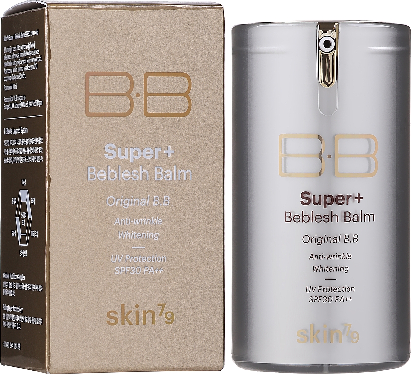 Multifunkcyjny krem BB do twarzy - Skin79 Super Plus Beblesh Balm VIP Gold