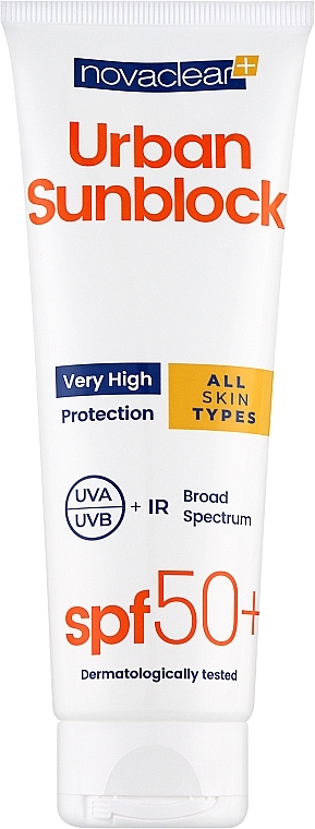 Krem ochronny przeciw promieniom UV do wszystkich rodzajów skóry - Novaclear Urban Sunblock Protective Cream SPF50+ — Zdjęcie N1