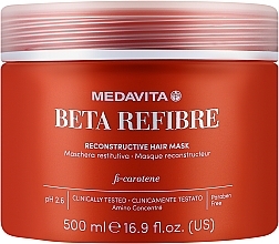 Regenerująca maska ​​do włosów zniszczonych - Medavita Beta Refibre Recontructive Hair Mask — Zdjęcie N1