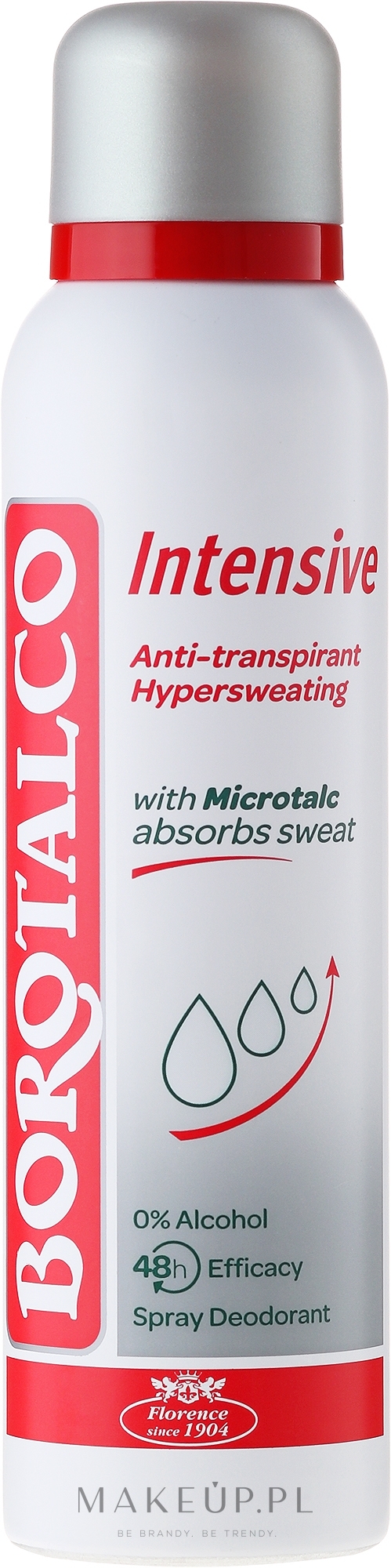 Dezodorant-antyperspirant w sprayu - Borotalco Intensive — Zdjęcie 150 ml