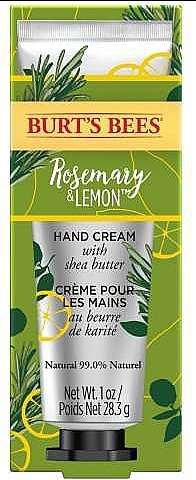 Krem do rąk - Burt's Bees Hand Cream Rosemary & Lemon — Zdjęcie N1