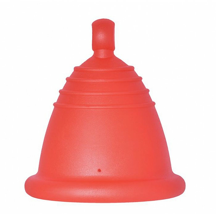 Kubeczek menstruacyjny, rozmiar XL, czerwony - MeLuna Classic Shorty Menstrual Cup Ball — Zdjęcie N1