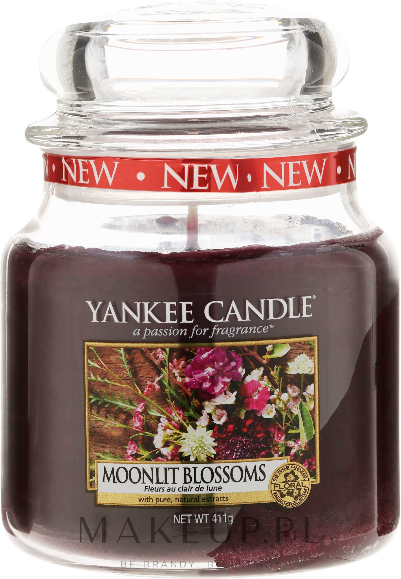 Świeca zapachowa w słoiku - Yankee Candle Moonlit Blossoms — Zdjęcie 411 g