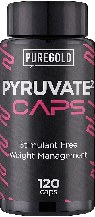 Spalacz tłuszczu Pyruvate Two w kapsułkach - Pure Gold Stimulant Free Weight Management — Zdjęcie N1